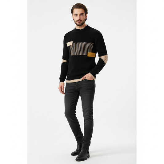 Pull Homme Chic en Coton Doux Taille Classique - LuxeStyle