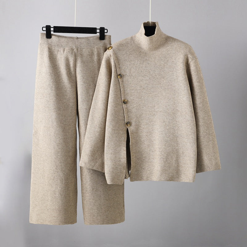 Ensemble Tricot Chaude Pour Femme Automne Hiver