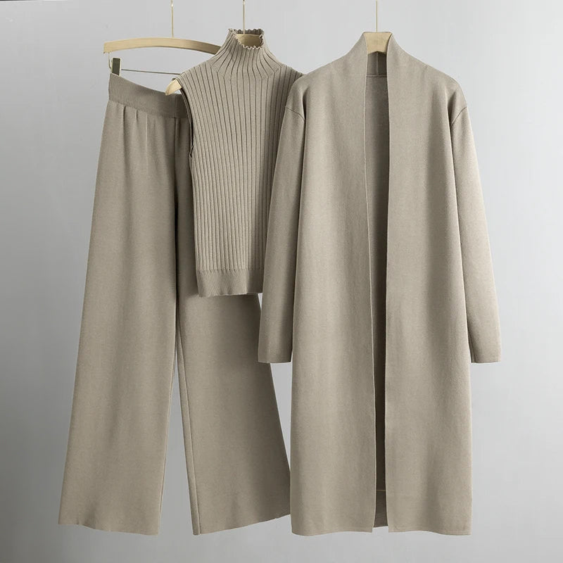 Costume Femme Classique Trois Pièces Élégant - LuxeStyle