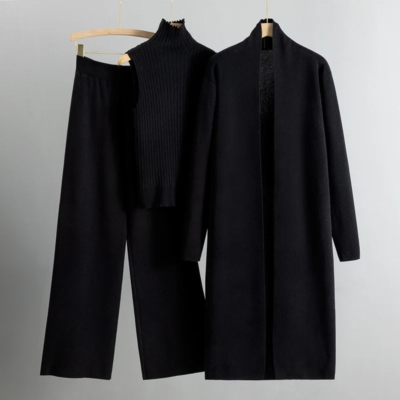 Costume Femme Classique Trois Pièces Élégant