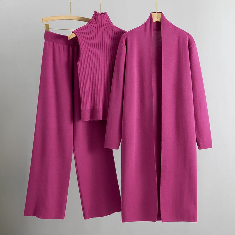 Costume Femme Classique Trois Pièces Élégant