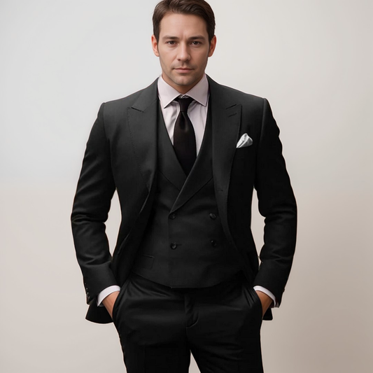 Costume Mariage Élégant Trois Pièces Homme - luxestyle