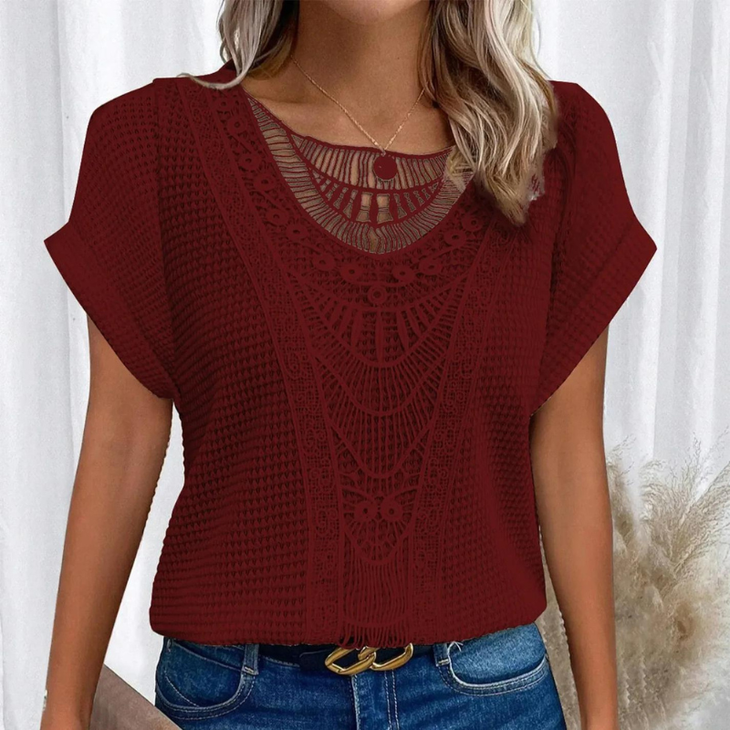 Top Dentelle Féminin Élégant