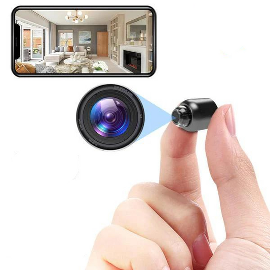 Caméra Sécurité WiFi Compacte avec Vision de Nuit et Contrôle à Distance - LuxeStyle