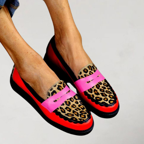 Mocassins Féminins à Bout Arrondi avec Talon Plat pour Tous les Jours - LuxeStyle