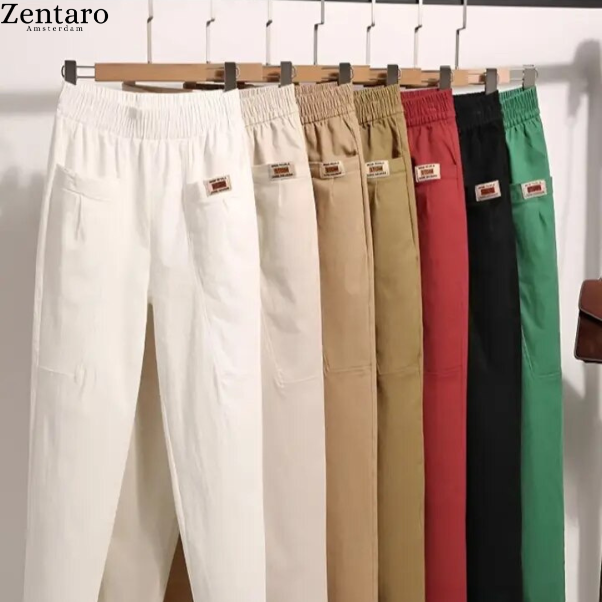Pantalon Femme Coton Doux - Coupe Décontractée et Durable - LuxeStyle