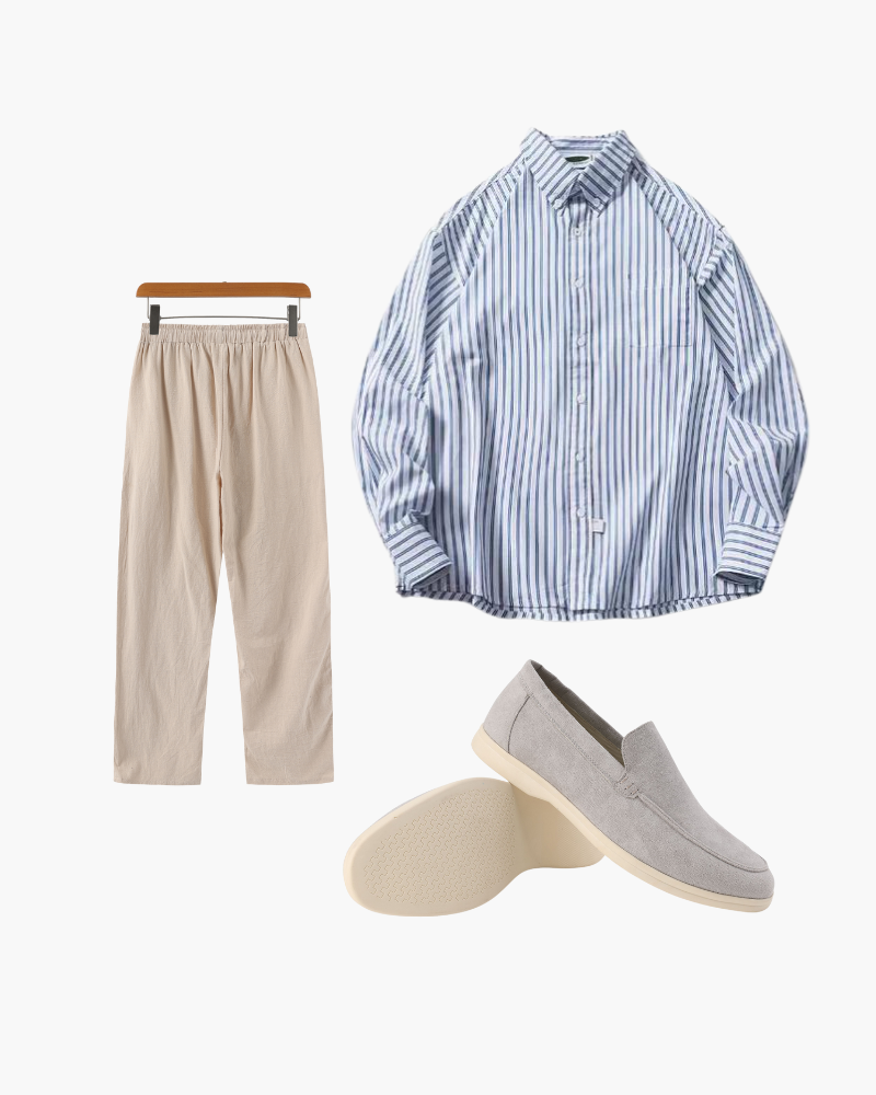 Costume Homme Été Complet Trois Pièces - LuxeStyle