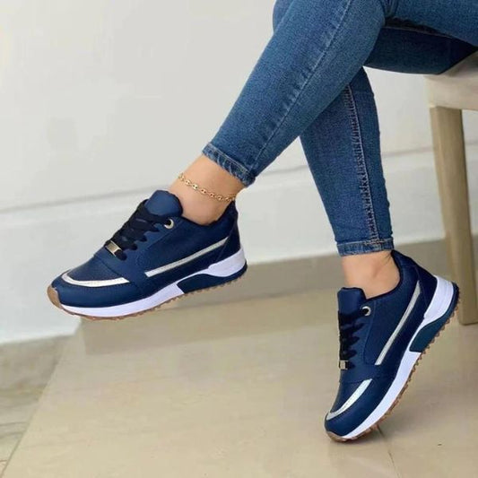 Baskets Femmes Bleu Foncé Sport - LuxeStyle