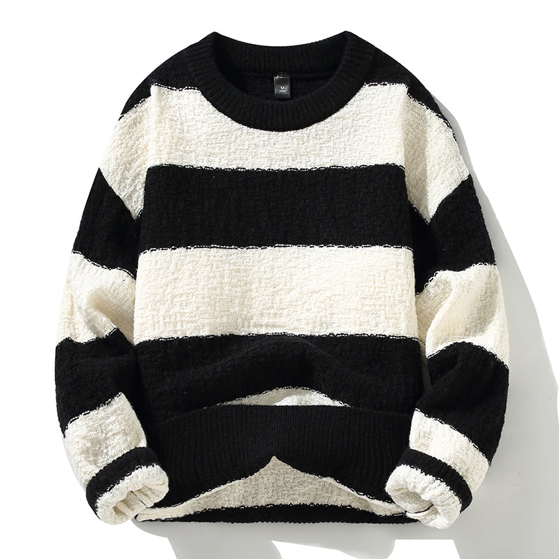 Pull Rayé Classique pour Homme et Femme