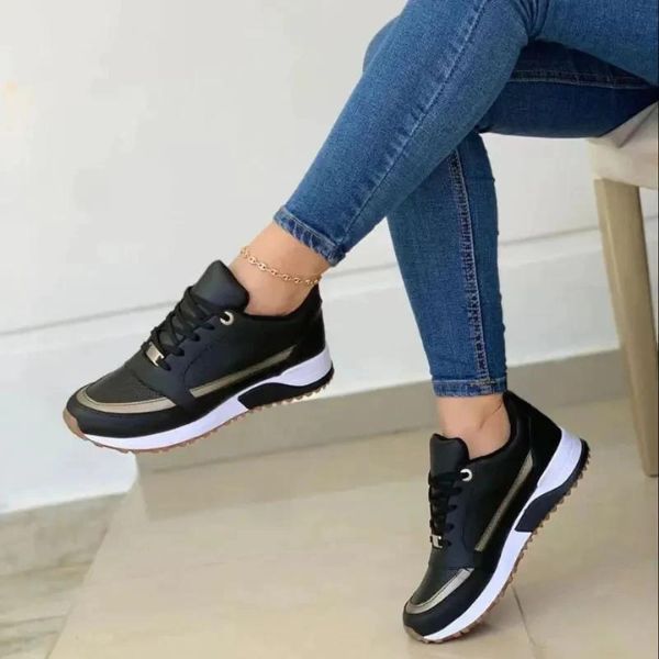 Baskets Femmes Bleu Foncé Sport