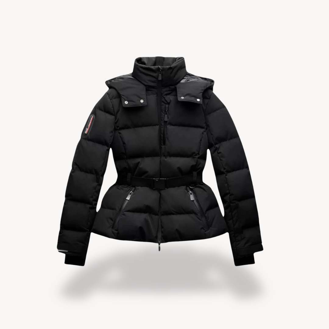 Parka Femme Hiver Douillet avec Ceinture Élégante - LuxeStyle