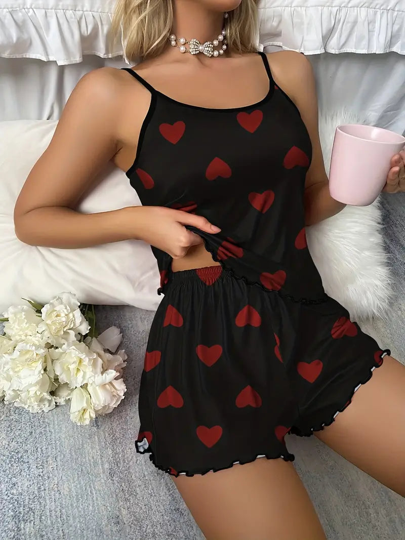 Pyjama Femme Confort Décontracté Deux Pièces