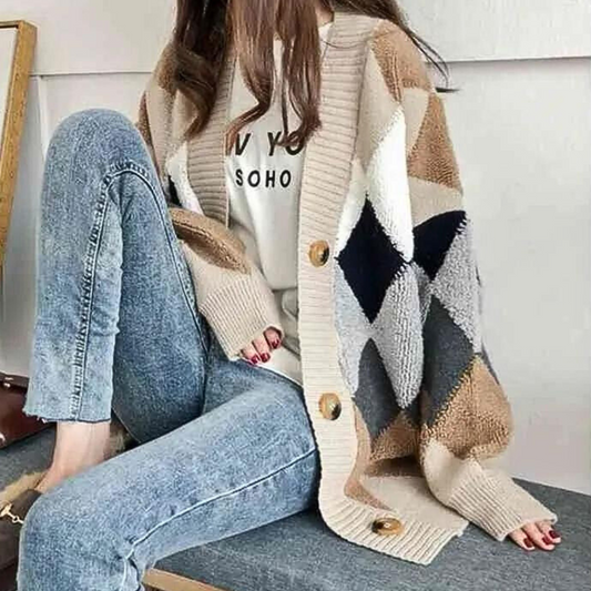 JADA - Cardigan Élégant à Boutons pour Femmes