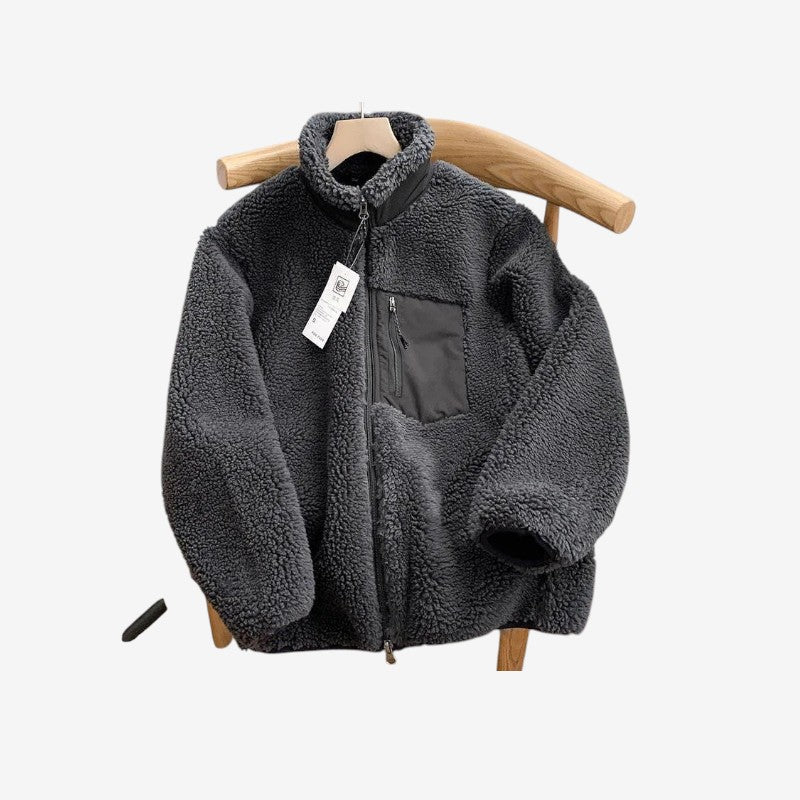 Veste Femme Hiver Chaude avec Poches et Zip