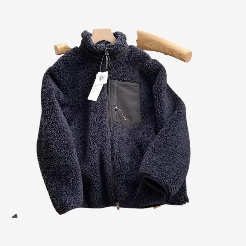 Veste Femme Hiver Chaude avec Poches et Zip