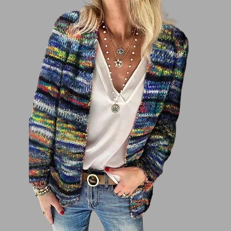 Cardigan Coloré Élégant pour Femme