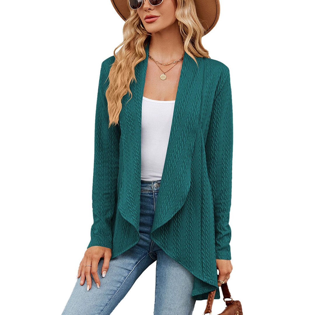 Gilet Élégant Taille Droite pour Femme Automne