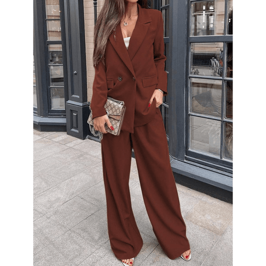 Costume Femme Élégant Tailleur et Pantalon - LuxeStyle
