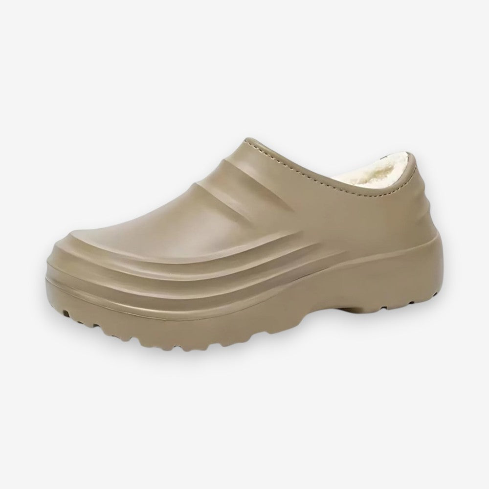 Chaussures Confort à Bout Arrondi et Semelle Crépite