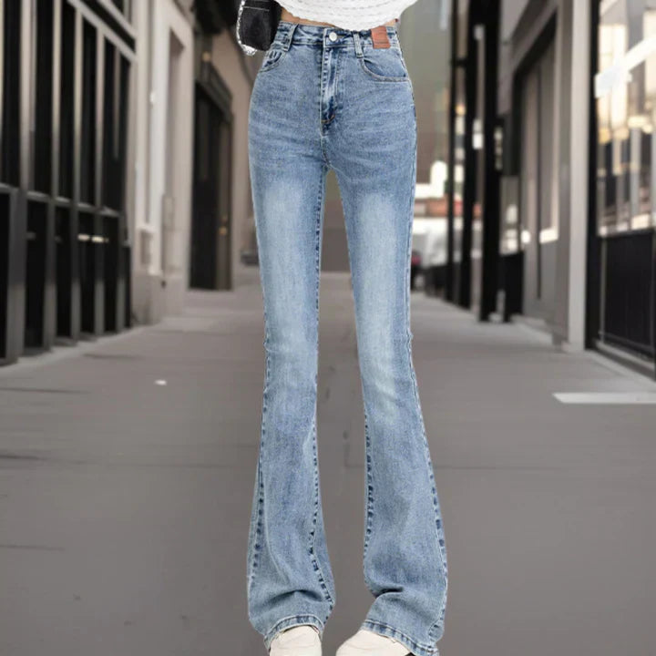 Pantalon Féminin Taille Élevée à Couture Parfaite pour Femme