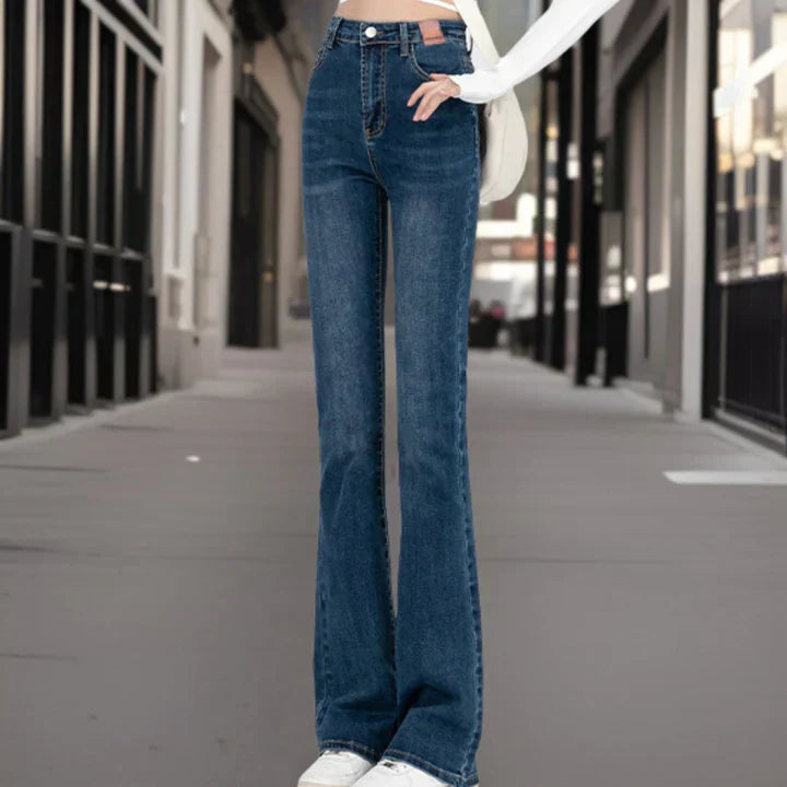 Pantalon Féminin Taille Élevée à Couture Parfaite pour Femme