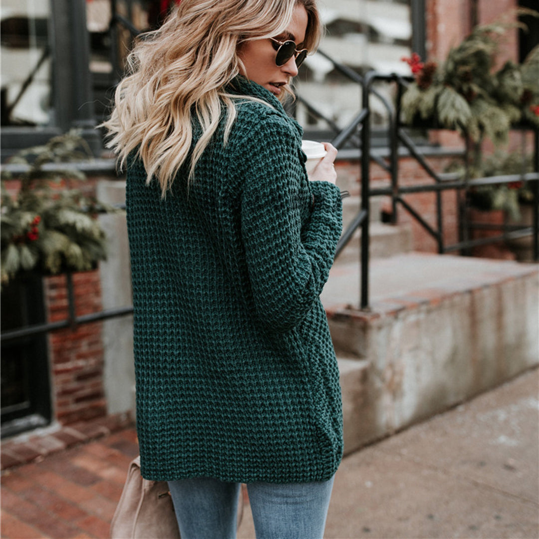 Pull Femme Élégant en Polaire | Coupe Slim