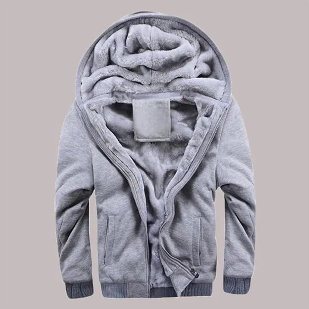 Sweat À Capuche Doublée Chaud pour Homme Hiver