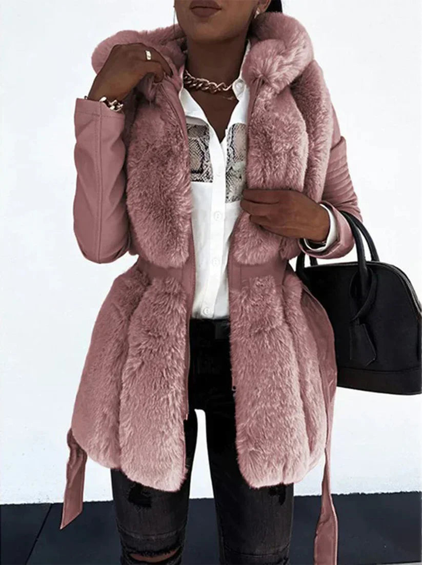 Manteau Femme Élégant Mi-Long Hiver