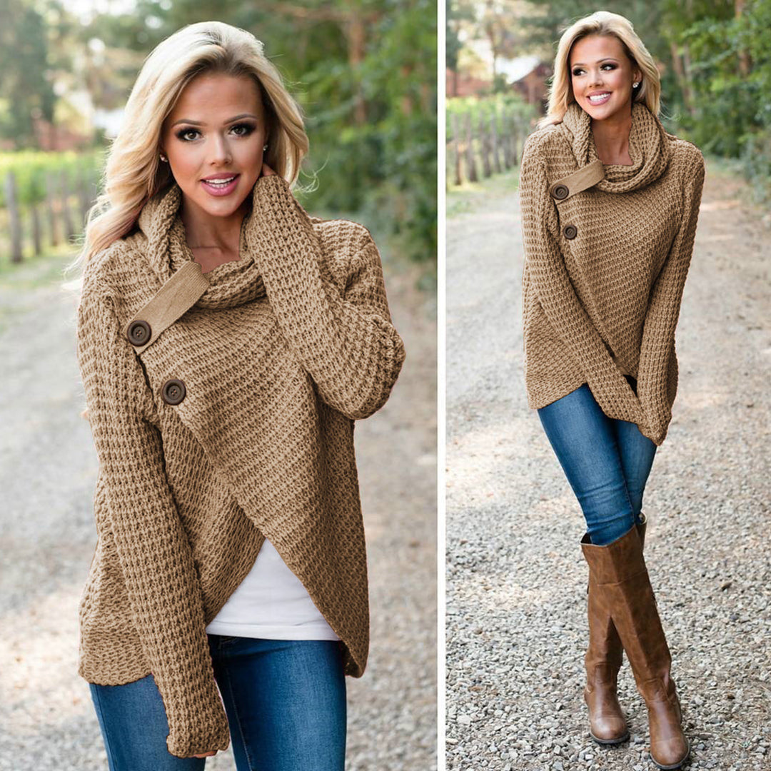 Pull Femme Élégant en Polaire | Coupe Slim