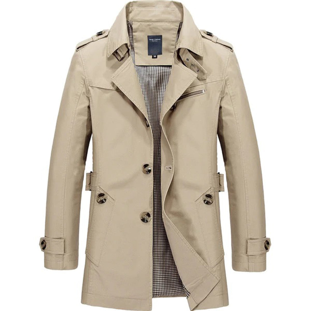 Manteau Long Élégant avec Capuchon pour Homme | Parfait pour Saison Froide - LuxeStyle