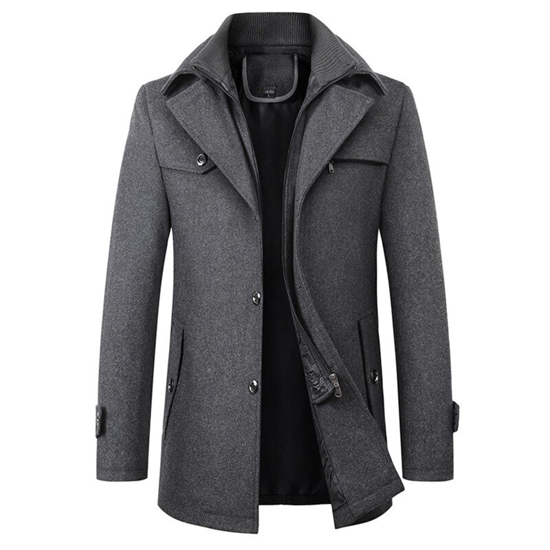 Veste Hivernale Élégante à Fermeture Éclair pour Homme