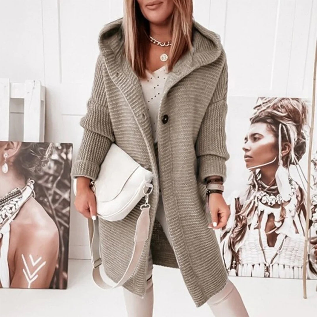 Gilet Élégant Manches Longues Femme Automne