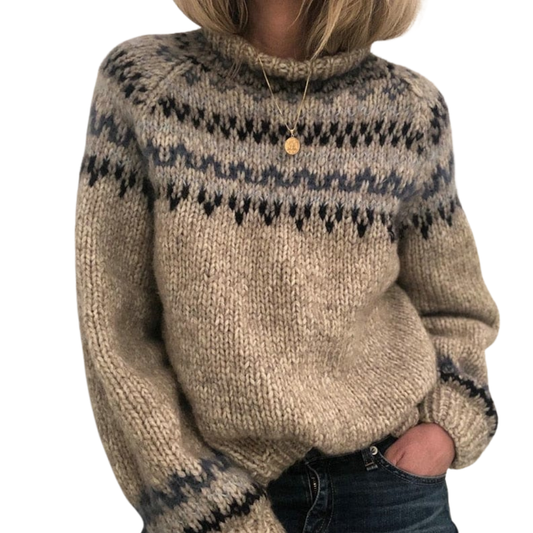 Pull Laine Mélange Femme Hiver - LuxeStyle