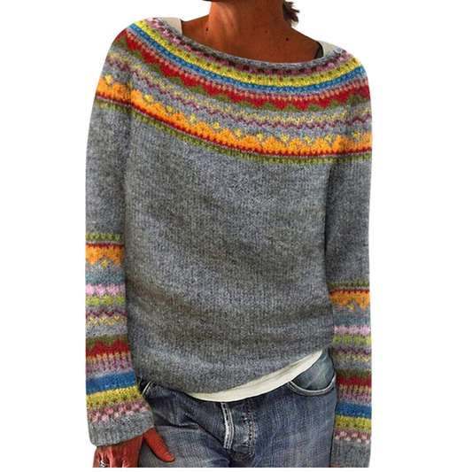 Pull Femme Hiver Coloré en Laine Douce - LuxeStyle