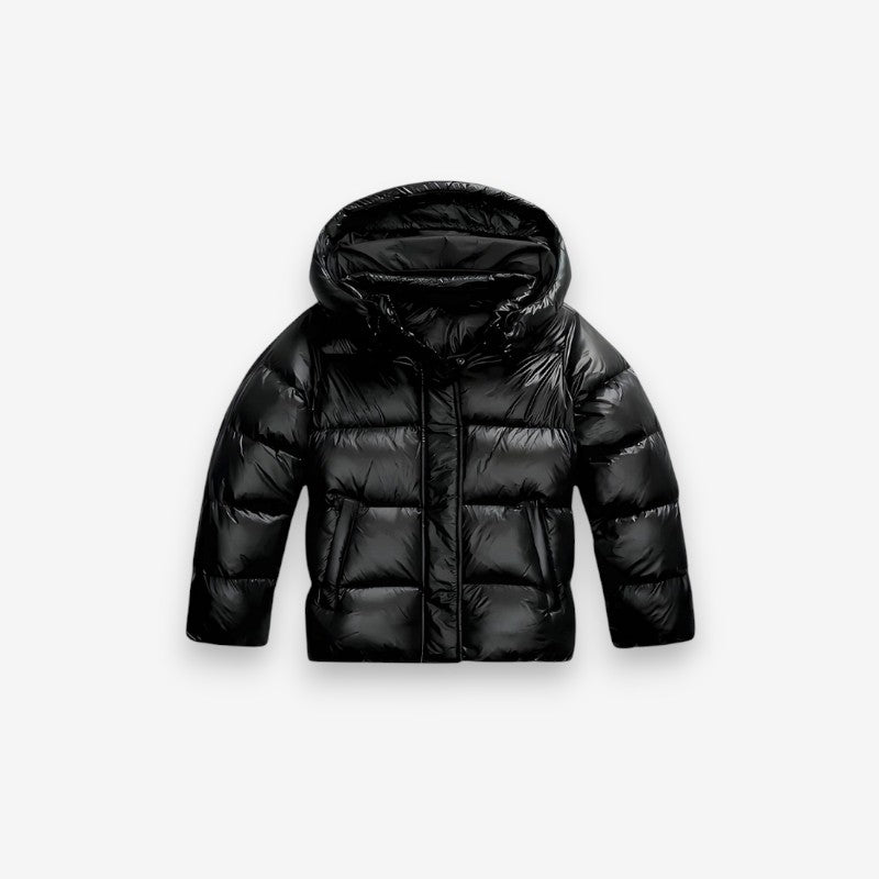Veste hivernale doublée à manches longues et poches côté - LuxeStyle