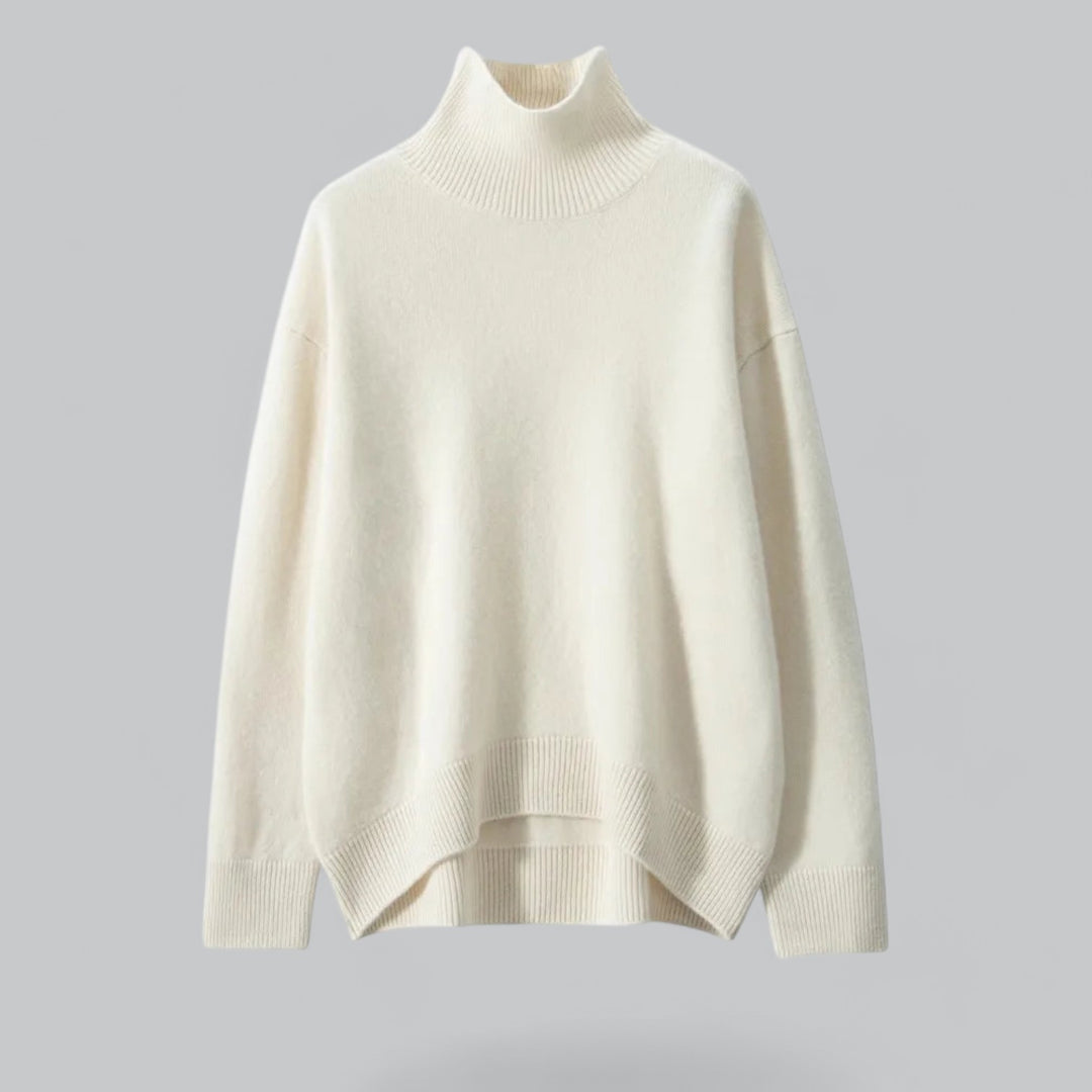Pull à col roulé élégant pour femme