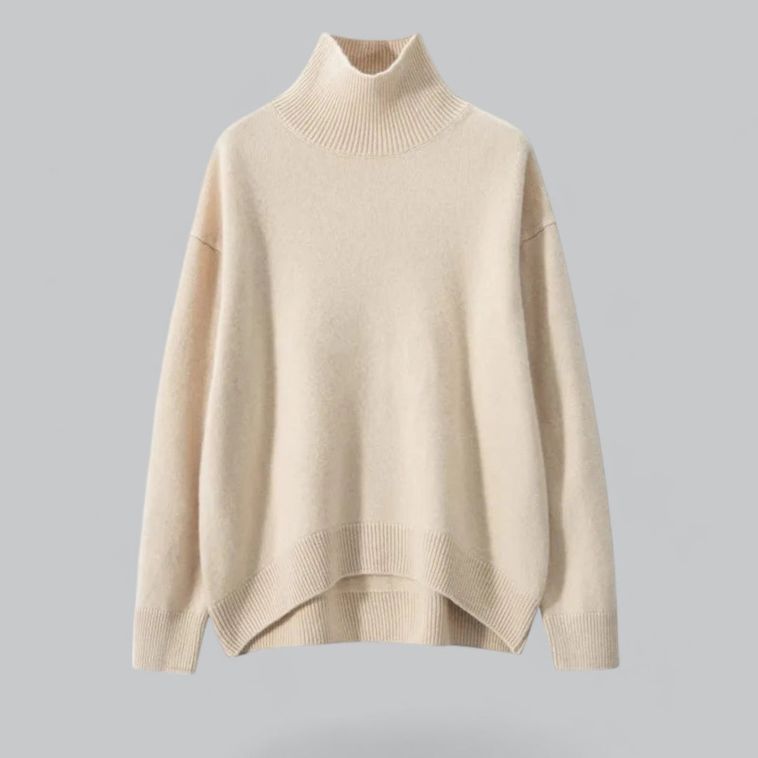 Pull à col roulé élégant pour femme