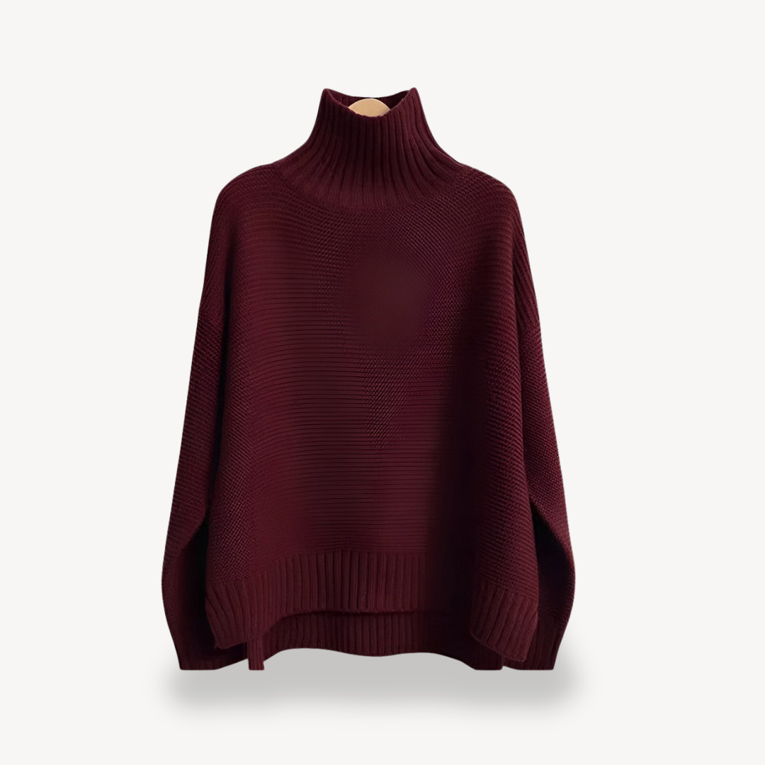 Pull à col roulé oversize