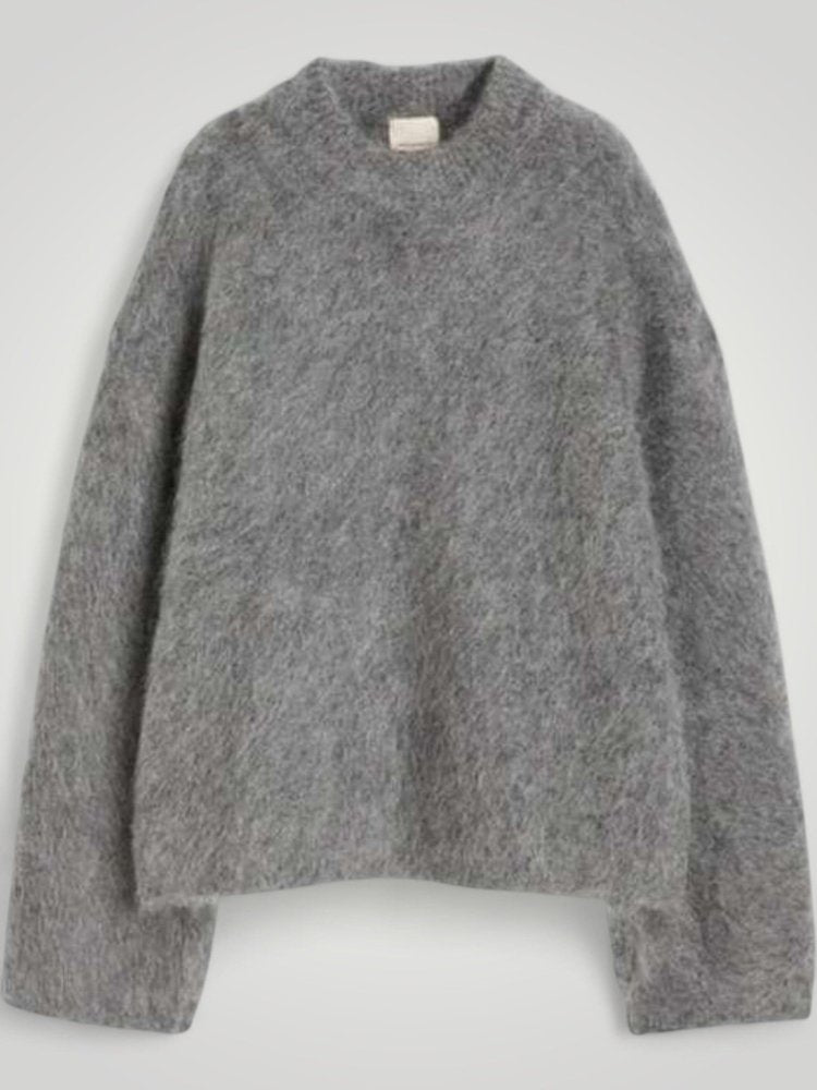 Pull Col Rond Doux Pour Femme - LuxeStyle