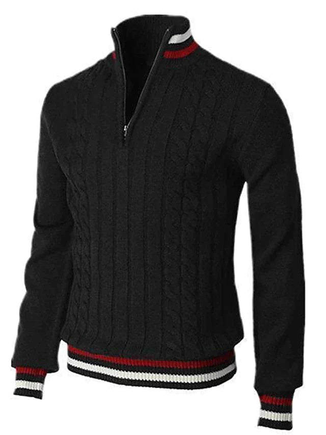 Pull Hiver Chaud pour Homme avec Zip