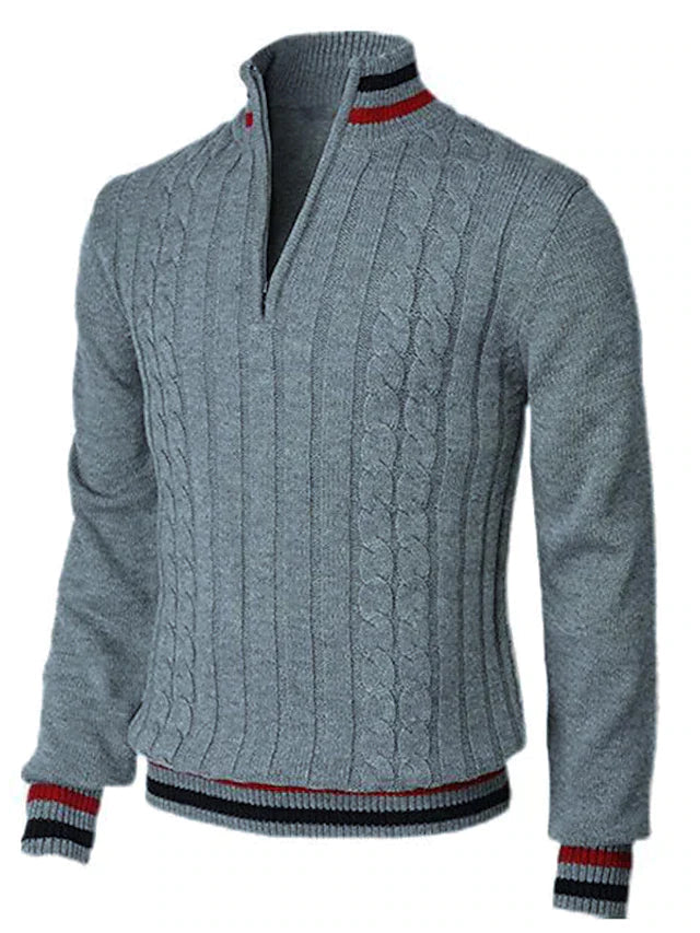 Pull Hiver Chaud pour Homme avec Zip