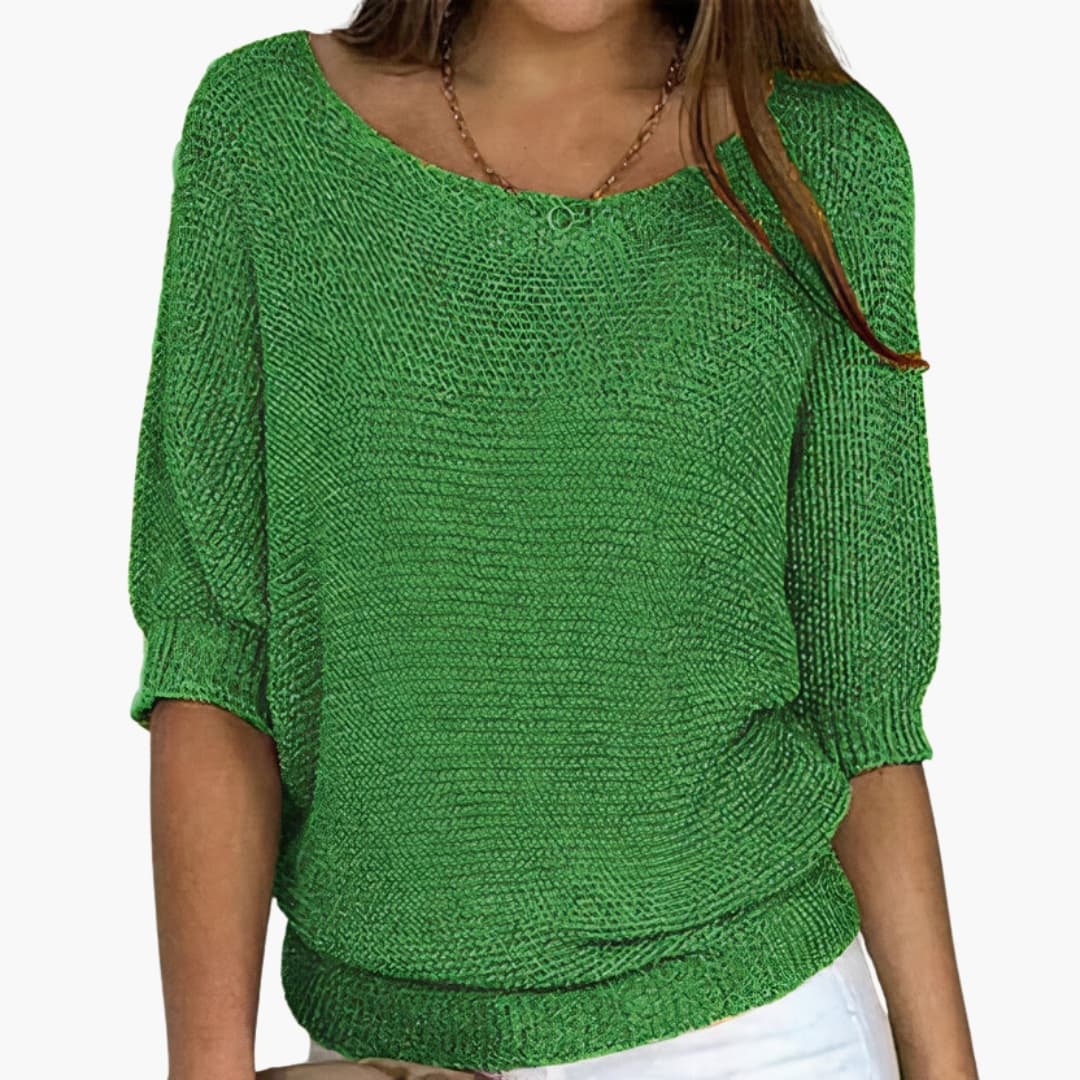 Pull Femme Décolleté Élégant - LuxeStyle