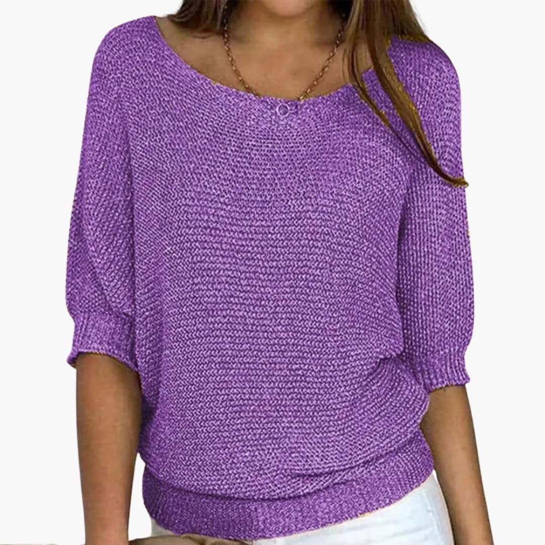 Pull Femme Décolleté Élégant