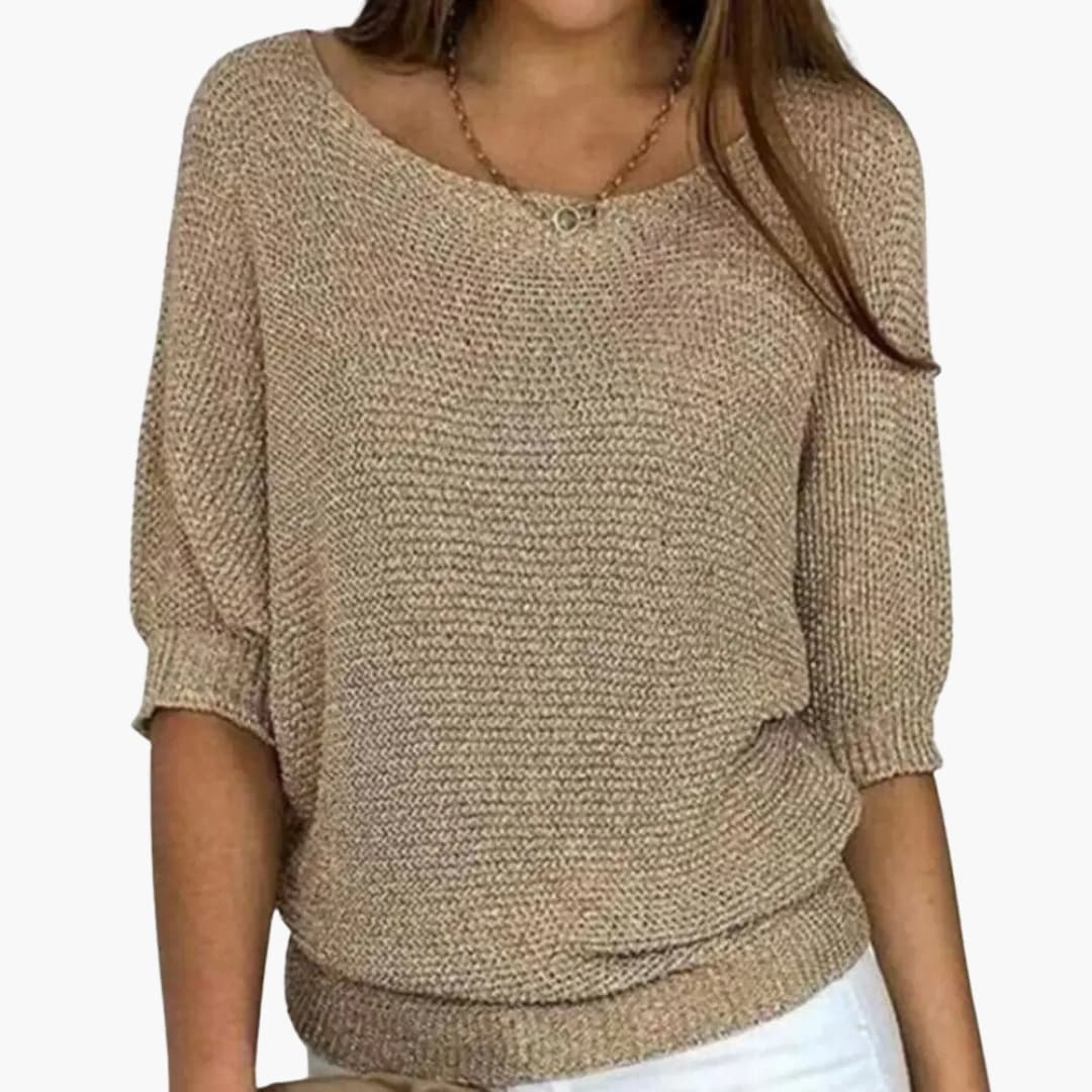 Pull Femme Décolleté Élégant