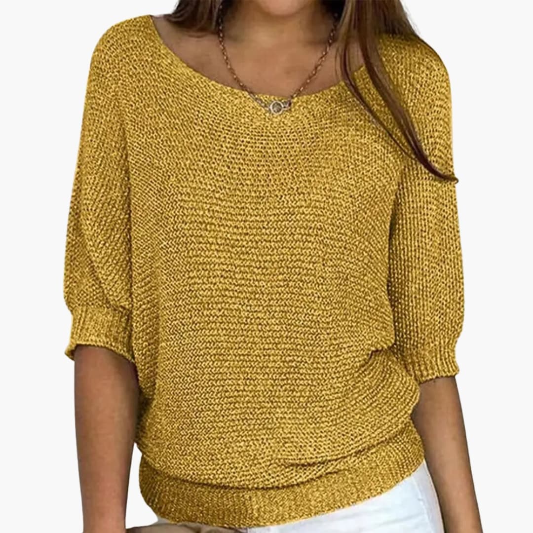 Pull Femme Décolleté Élégant