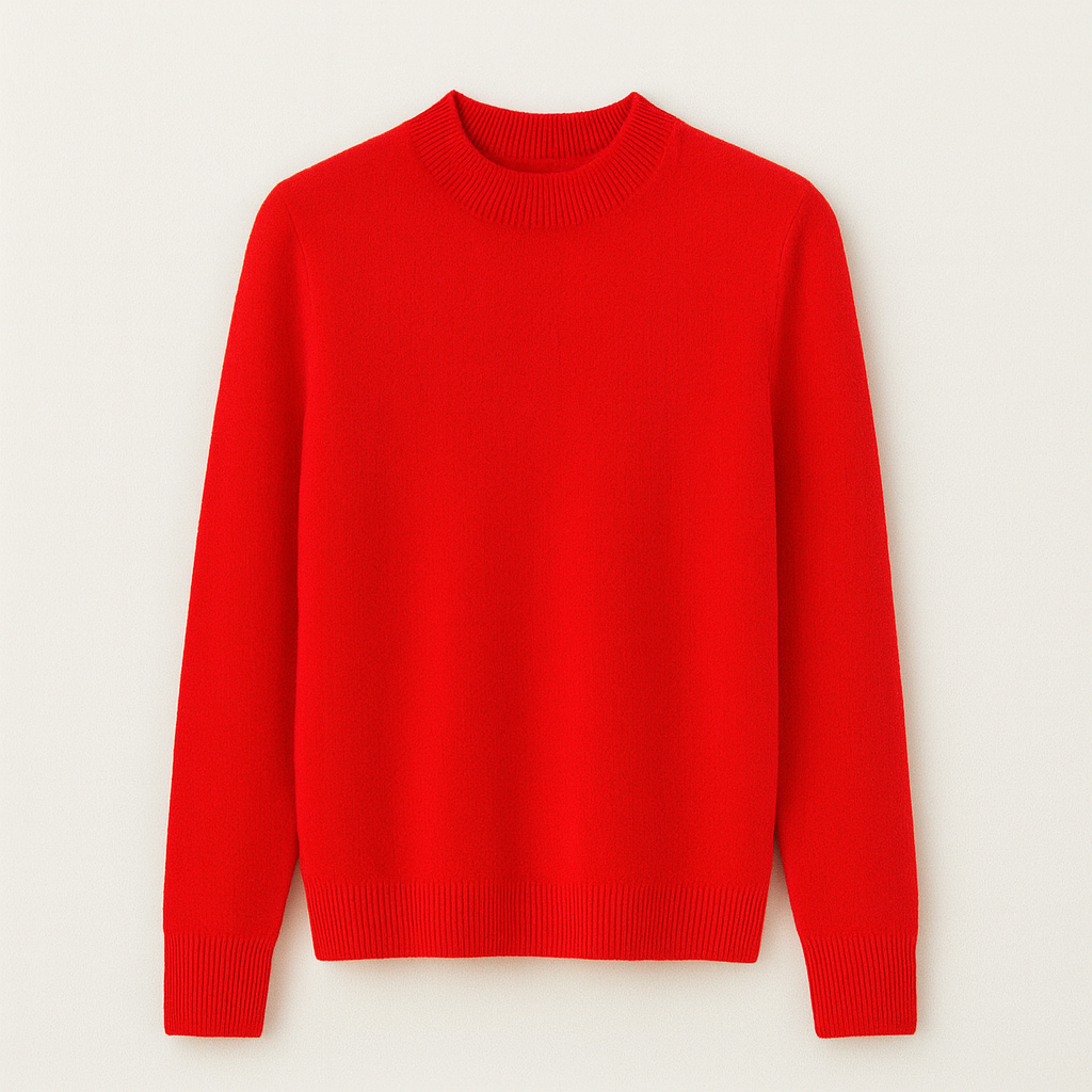 Pull Homme Laine Rouge Bourgogne
