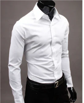 Chemise classique homme à manches longues - LuxeStyle