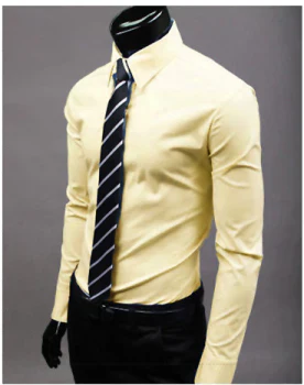 Chemise classique homme à manches longues