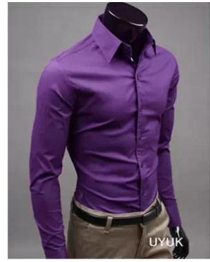 Chemise classique homme à manches longues