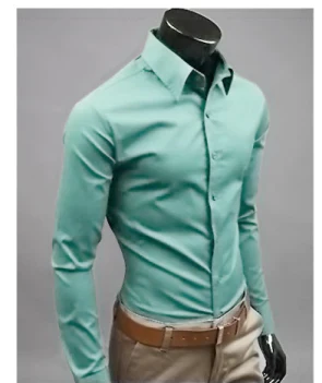 Chemise classique homme à manches longues